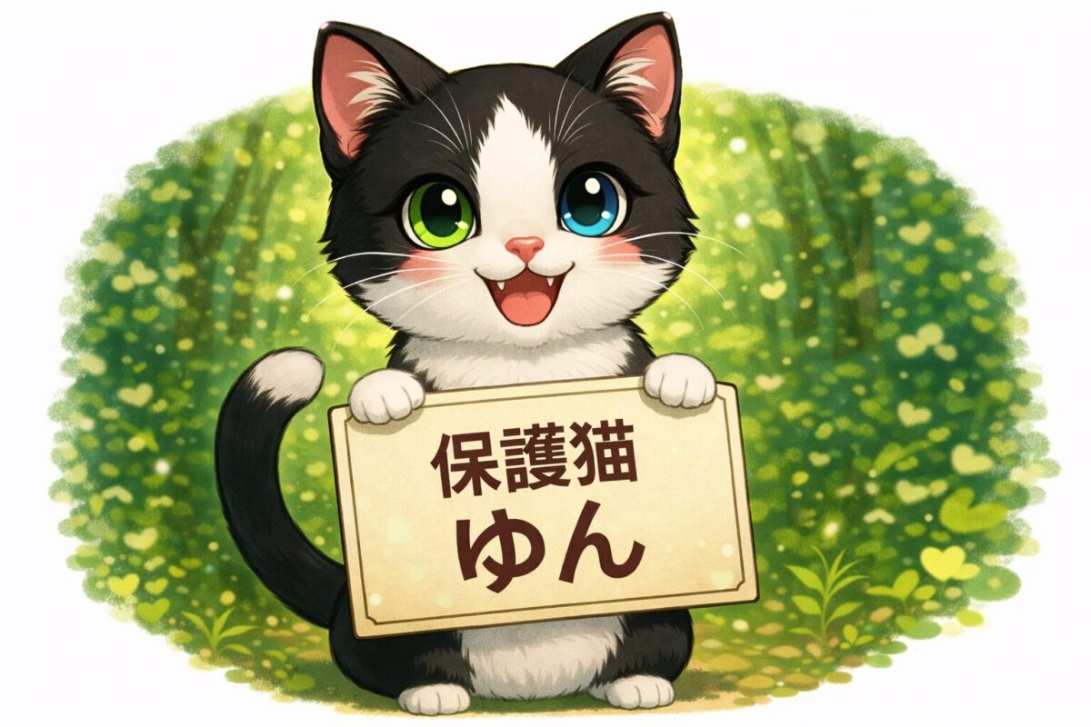 保護ネコゆん