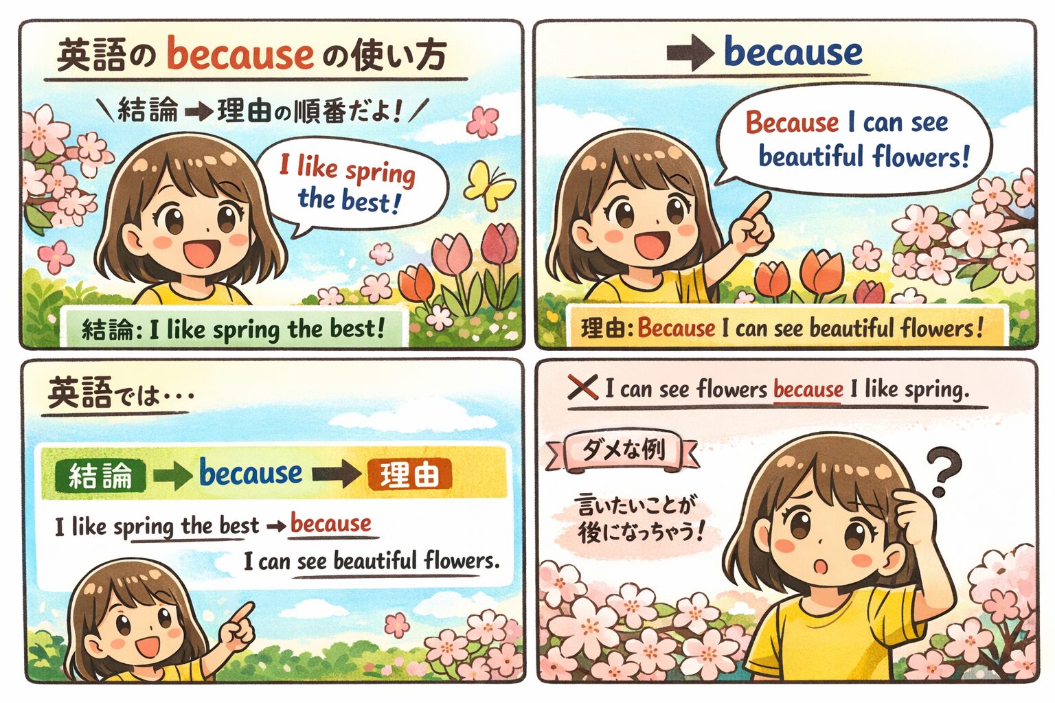 because