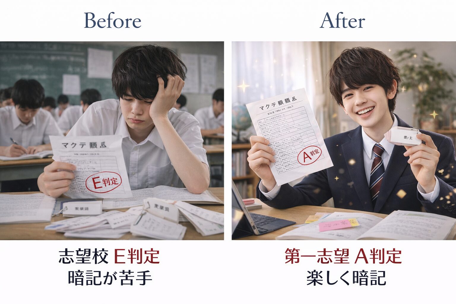 Before After