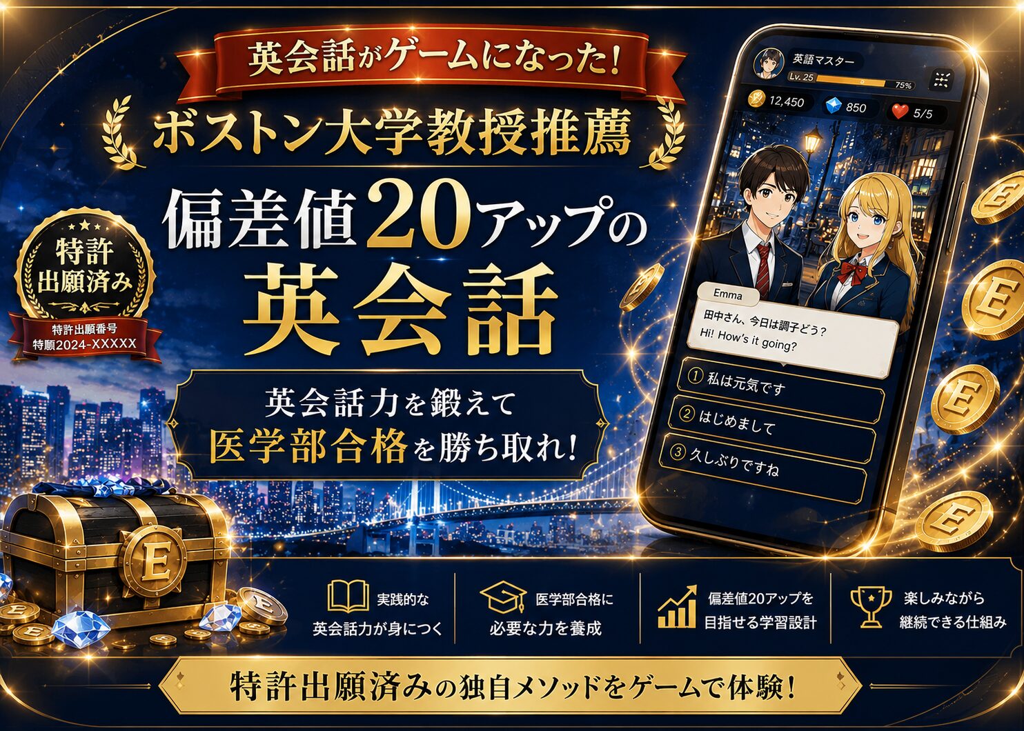 推薦状・ボストン大学教授・書籍