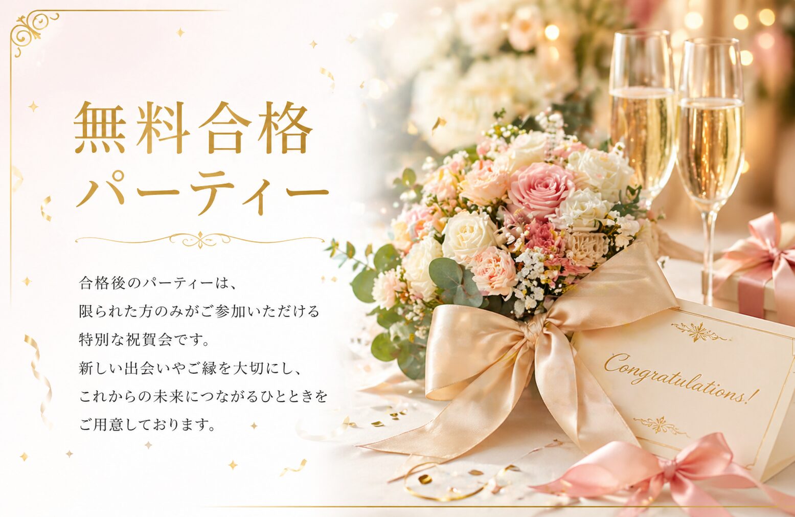 合格パーティー