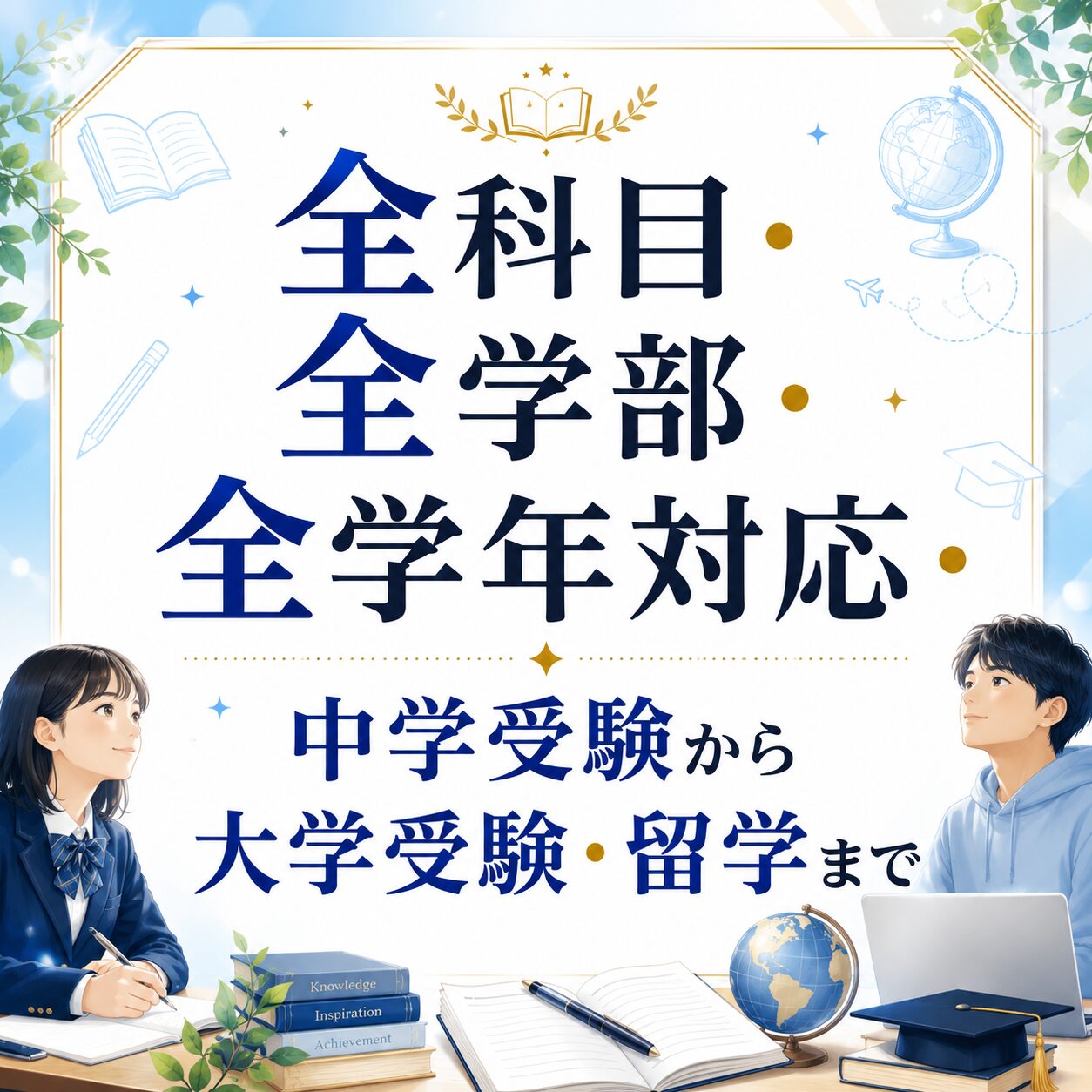 全学年・全学部・全科目対応
