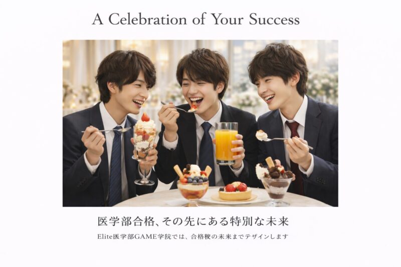 第一志望の難関私立大学に合格